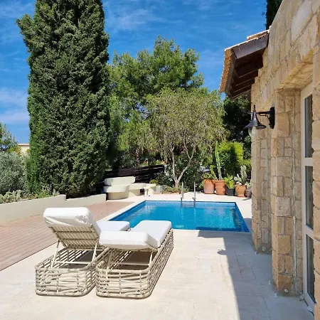 Exquisite Golf Villa With Sea, 8Tee, Green Views, In Aphrodite Hills Golf Resort Kouklia Exterior photo